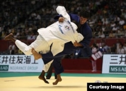 Саидҷалол Саидов дар яке аз мусобиқаҳо.