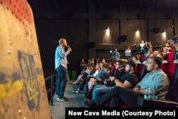 Олексій Фурман під час презентації проекту