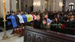 Прощання з військовим медиком Миколою Іліним, 22 липня 2020 року