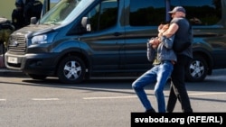 Затрыманьне ў Беларусі праводзіць сілавік у цывільным. Архіўнае фота 