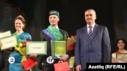 Җиңүчеләр Ринат Насыйров һәм Нурулла Саттаров белән