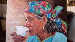 یکی از آثار نقاشی حفیظه محمدی