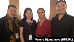 Тимур Бектурган Ысыев, Венера Сагындык кызы, Махабат Авашова, Нури Садыгаалы - Мукаш Абдраев атындагы атайын музыкалык мектептин бүтүрүүчүлөрү Сан Маринодогу форумда