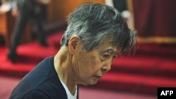 Альберто Фухіморі на суді в Лімі, 2013 рік