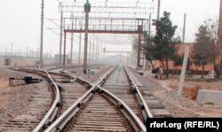 Ооганстандын темир жолу Борбордук Азия өлкөлөрү аркылуу Кытай менен туташат. Балх вилайети. 17.10.2017.