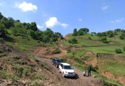 Дорога, ведущая к селу Жазы-Кечуу, 6 июня 2020 г.