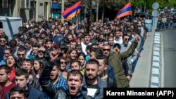 Еревандагы жүрүш, 16-апрель, 2018-жыл