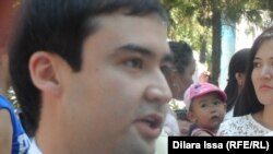 Асылжан Жамалбек, начальник городского отдела занятости и социальных программ. Шымкент, 20 августа 2015 года.