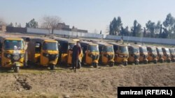 ریکشاها در افغانستان؛ بسیاری از جوانان به دلیل نداشتن کار به ریکشارانی رو می‌آورند.