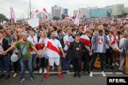 Акція протесту в Мінську, 23 серпня 2020 року