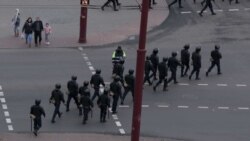 АМАП разганяе Марш у Горадні. 31 кастрычніка.