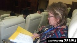 Вице-президент по международным связям Международного университета Кыргызстана Такен Акылбекова.