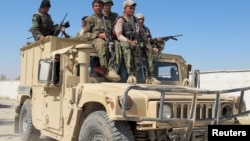 تعدادی از نیروهای امنیتی افغان در ولایت هلمند