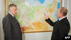 Владимир Якунин и Владимир Путин, 2011 год