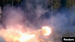 Установка ТОС-1 «Буратино» (модификация ТОС-1А «Солнцепек»). Иллюстративное фото