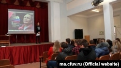 Штаб сторонников Владимира Путина в Медицинской академии КФУ им. Вернадского, архив