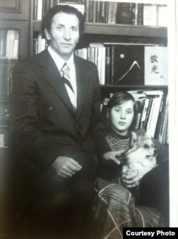 Паліна Качаткова з бацькам Уладзімерам Качатковым