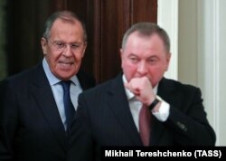 Сустрэча зь міністрам замежных спраў Расеі Сяргеем Лаўровым. Лістапад 2019 году