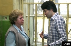 Ольга Старовойтова и бывший помощник Галины Старовойтовой Руслан Линьков