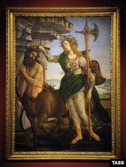 Сандро Боттичелли. «Афина Паллада и Кентавр»