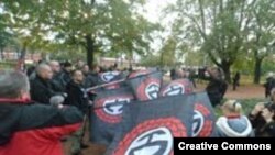 Причудливая символика участников одной из акций