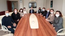 Периза Асанаалиева Анталия мэриясынын жетекчилери менен.