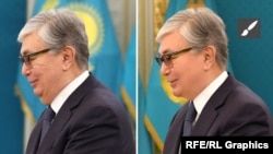 Изображения Касым-Жомарта Токаева подвергаются порой изрядной обработке