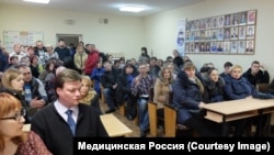 Воронежские врачи скорой на встрече с руководством