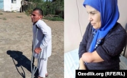 Озат Масабуров и его первая жена Каромат Каримова.