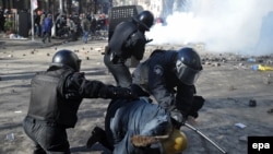 Центр Киева 18 февраля