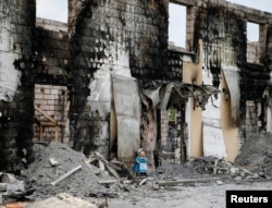 Приватний заклад для літніх людей у селі Літочки на Київщині після пожежі влітку 2016-го