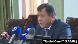 Тажикстандын ички иштер министри Рамазан Рахимзода.