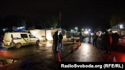 Місце, де загинула Аміна Окуєва. Київська область, 30 жовтня 2017 року