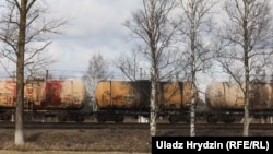 Цягнік на Беларускай чыгунцы, архіўнае фота