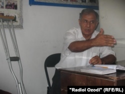 Абдусамад Бобоҷонов, раиси Ҷамъияти маълулони Хатлон.