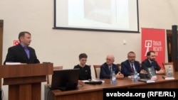 Прэзэнтацыя кнігі «Юзаф Пілсудзкі». Выступае Анатоль Трафімчык