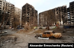 Зруйнований Маріуполь в березні 2022 року