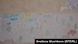 Детские рисунки детей Мейрамовых.