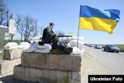 Блокпост біля Донецька, 25 квітня 2014 року