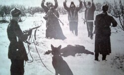 Страта призвідників селянського повстання. Музей села Лиманське на Одещині