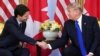 Джастин Трюдо и Дональд Трамп, 2019 г.