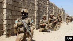 عساکر کوماندو در جریان عملیات در ولایت هلمند