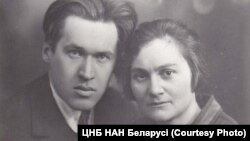 Уладзімер Дубоўка з жонкай Марыяй, 1958 год, Сыбір
