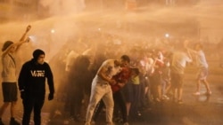 Центр Мінська, пізній вечір. 9 серпня, 2020 року.