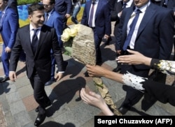 Володимир Зеленський після церемонії інавгурації 20 травня 2019 року