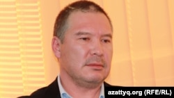 Оппозиционный политик Серикжан Мамбеталин. Алматы, 26 ноября 2013 года.