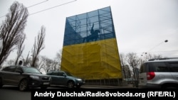 Пам’ятник більшовицькому військовому діячеві Миколі Щорсу в Києві, який підлягає декомунізації, 2017 рік