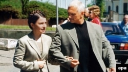 Юлія та Олександр Тимошенки у Києві, 2004 рік