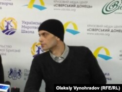 Теймураз Нихотин на пресс-конференции в Северодонецке