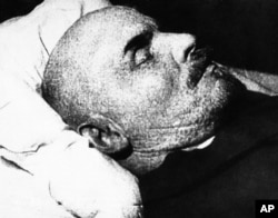 Vladimir Lenin on his deathbed